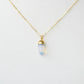 Collar Mini Cuarzo Blanco